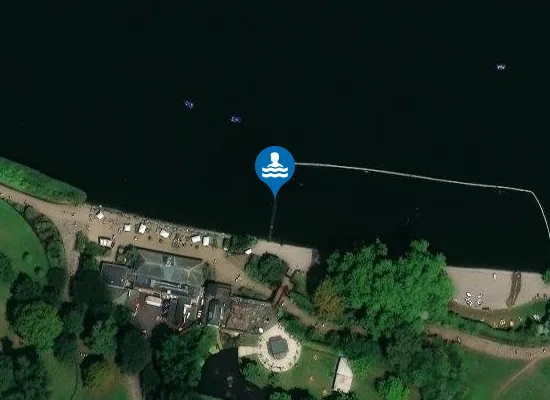 Satellite view of The Serpentine - Hyde Park