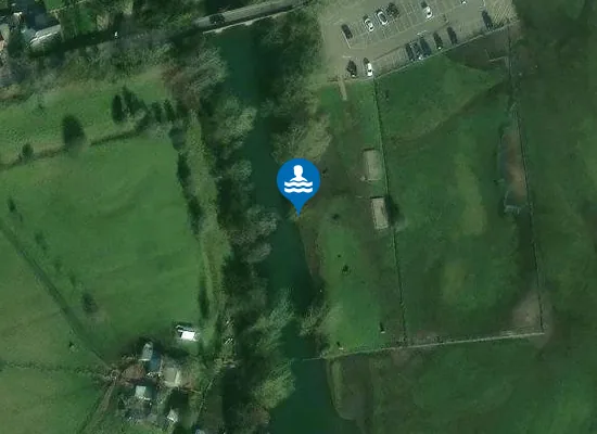 Satellite view of Wolvercote Mill Stream