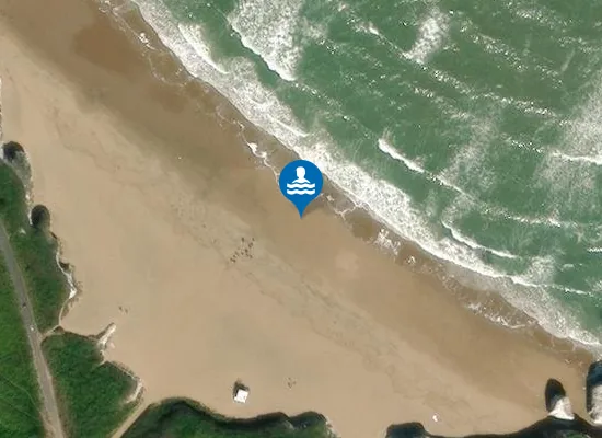 Satellite view of Botany Bay, Broadstairs