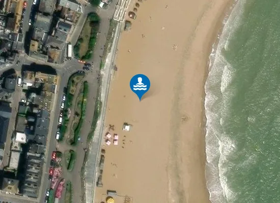 Satellite view of Broadstairs, Viking Bay