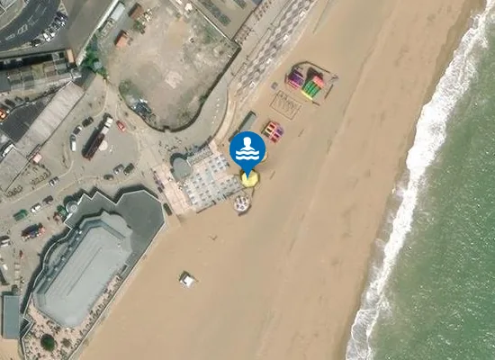 Satellite view of Ramsgate Sands