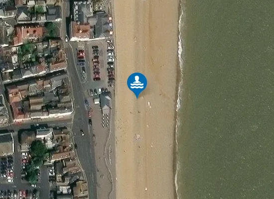 Satellite view of Deal Castle