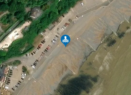 Satellite view of St Margaret`s Bay