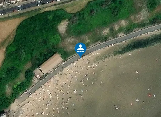 Satellite view of Folkestone