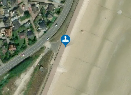 Satellite view of St Mary's Bay (Kent)