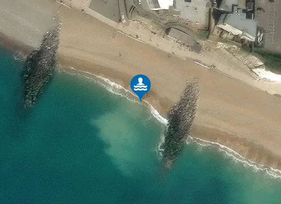 Satellite view of Rottingdean Beach