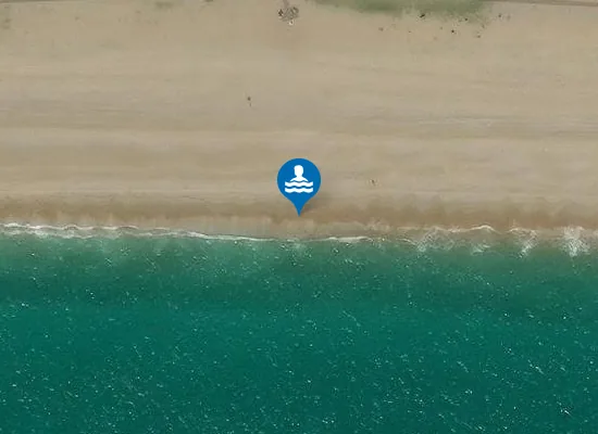 Satellite view of Shoreham Beach