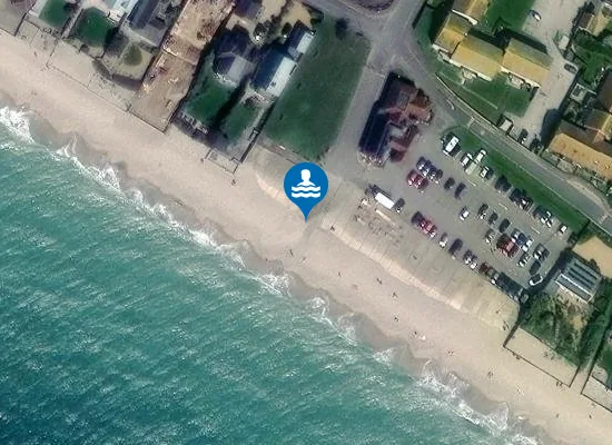 Satellite view of Bracklesham Bay