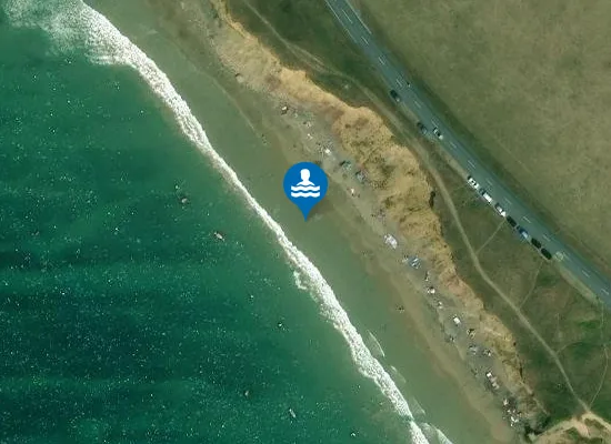 Satellite view of Compton Bay