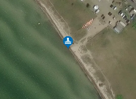 Satellite image of GREIFSWALDER BODDEN THIESSOW SURFOASE