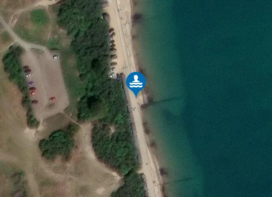 Satellite view of St Helens