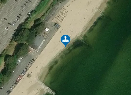 Satellite view of Christchurch Avon Beach