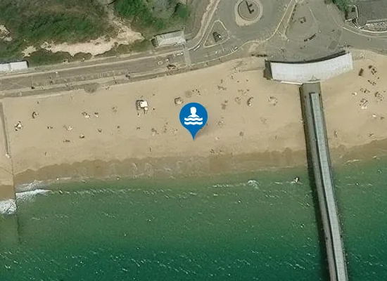 Satellite view of Bournemouth Boscombe Pier