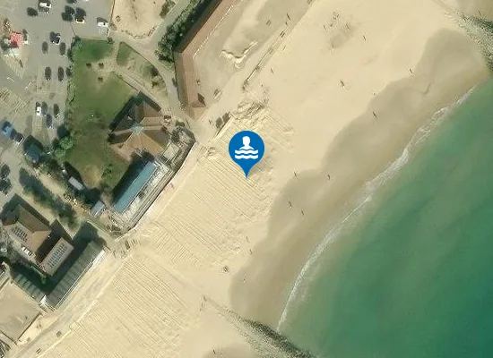 Satellite view of Poole Sandbanks Peninsular
