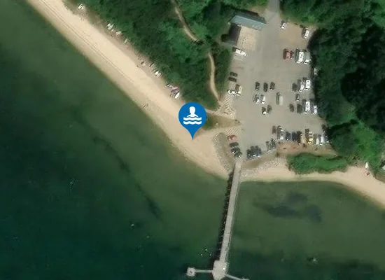Satellite view of Poole Harbour Lake