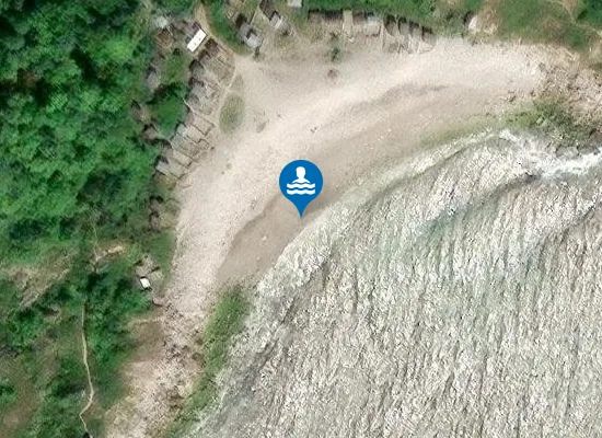 Satellite view of Church Ope Cove