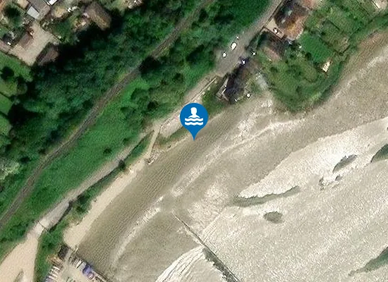 Satellite view of Portland Harbour Sandsfoot Castle