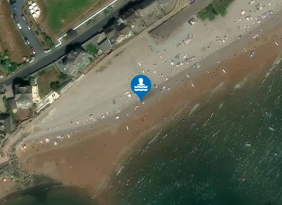 Satellite view of Sidmouth Town
