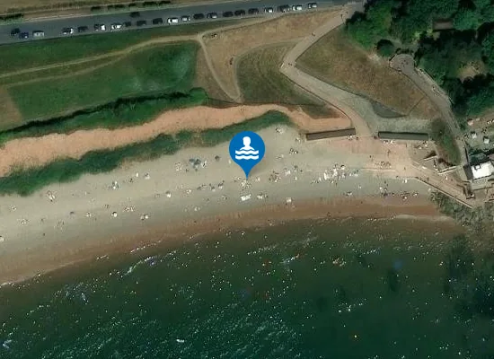 Satellite view of Sidmouth Jacobs Ladder