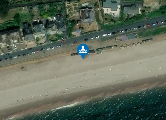 Satellite view of Budleigh Salterton