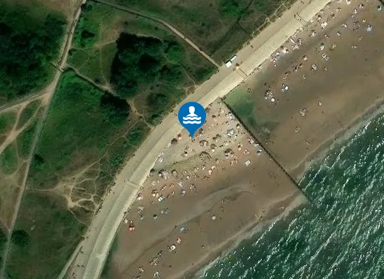 Satellite view of Dawlish Warren