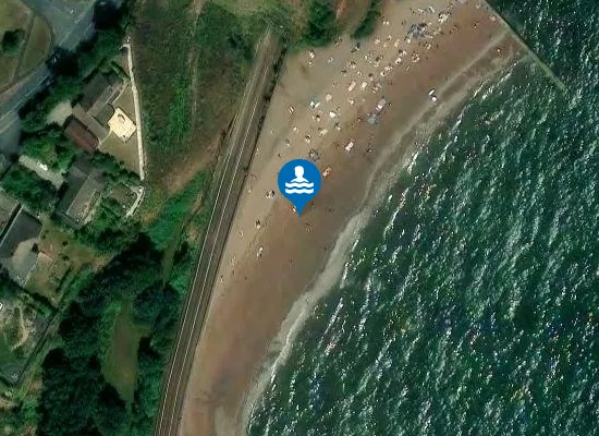 Satellite view of Dawlish Coryton Cove
