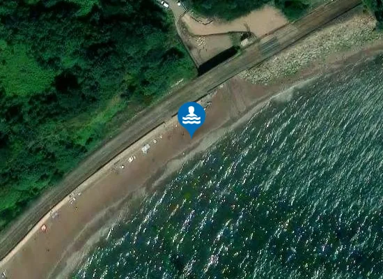 Satellite view of Teignmouth Holcombe