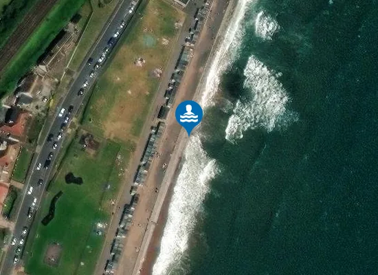 Satellite view of Paignton Preston Sands