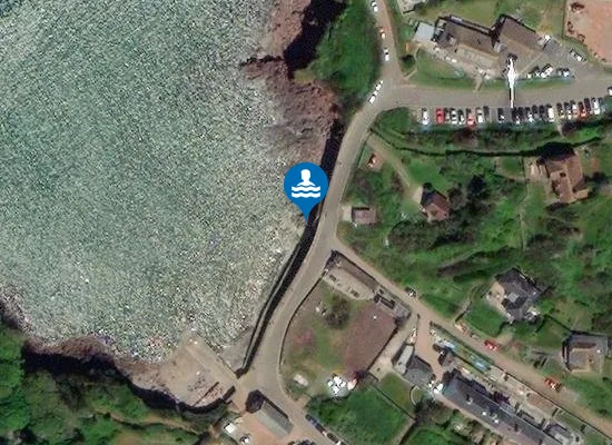 Satellite view of Hope Cove
