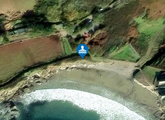 Satellite view of Wembury
