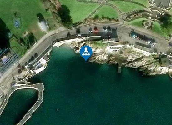 Satellite view of Plymouth Hoe West