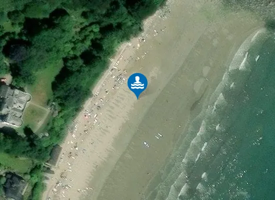 Satellite view of Porthpean