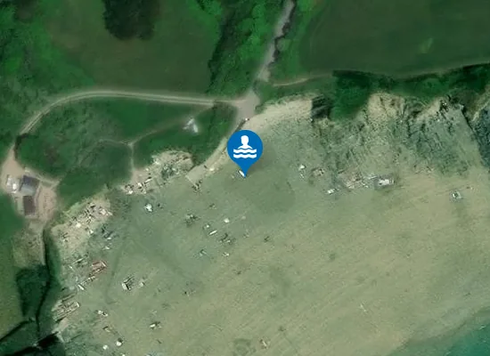 Satellite view of Porthcurnick
