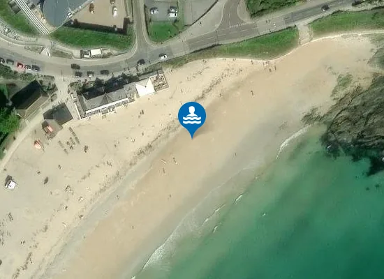 Satellite view of Gyllyngvase