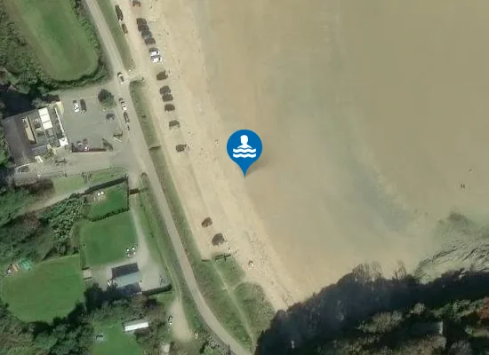 Satellite view of Maenporth
