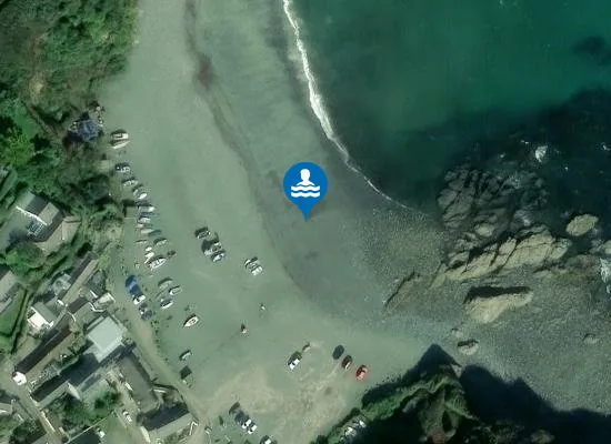 Satellite view of Porthallow