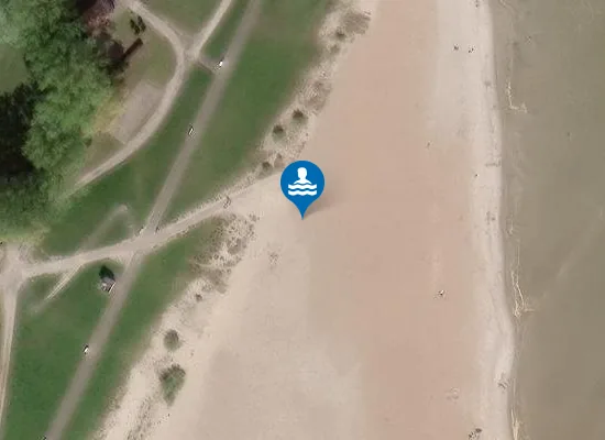 Satellite image of GREIFSWALDER BODDEN ELDENA STRANDBAD