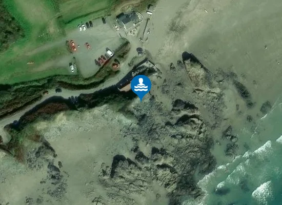 Satellite view of Kennack Sands