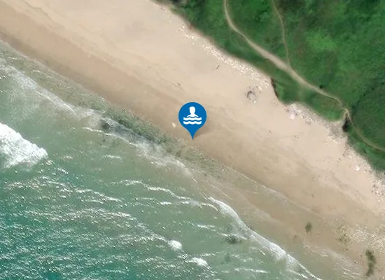 Satellite view of Praa Sands East
