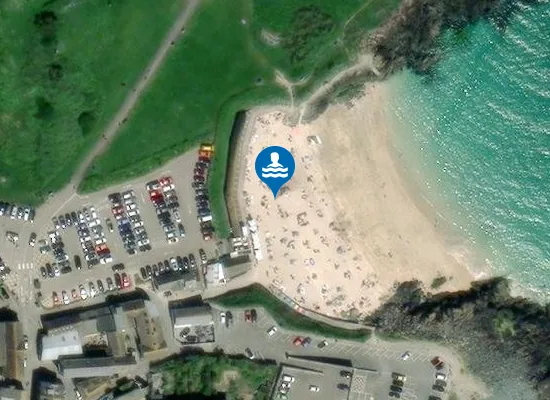 Satellite view of Porthgwidden