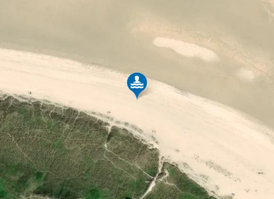 Satellite view of Porthkidney Sands