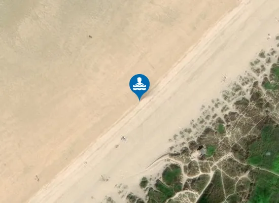 Satellite view of Hayle Towans