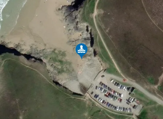Satellite view of Chapel Porth