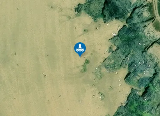 Satellite view of Booby's Bay