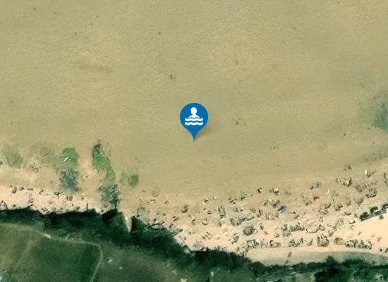 Satellite view of Harlyn Bay