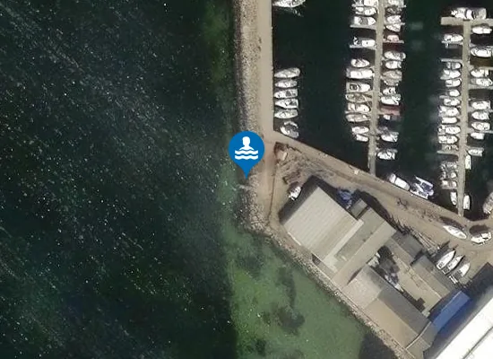 Satellite image of WIEKER BODDEN WIEK HAFEN BOOTSWERFT