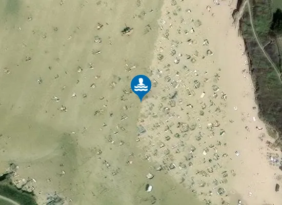 Satellite view of Polzeath