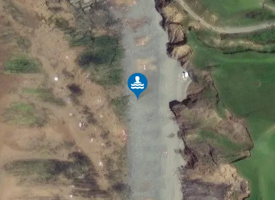 Satellite view of Sandymouth