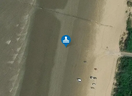 Satellite view of Berrow North of Unity Farm