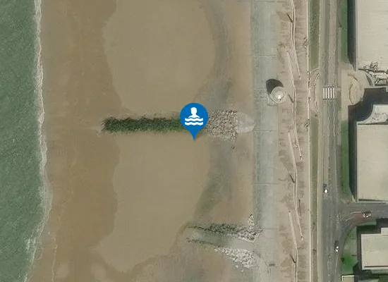 Satellite view of Cleveleys
